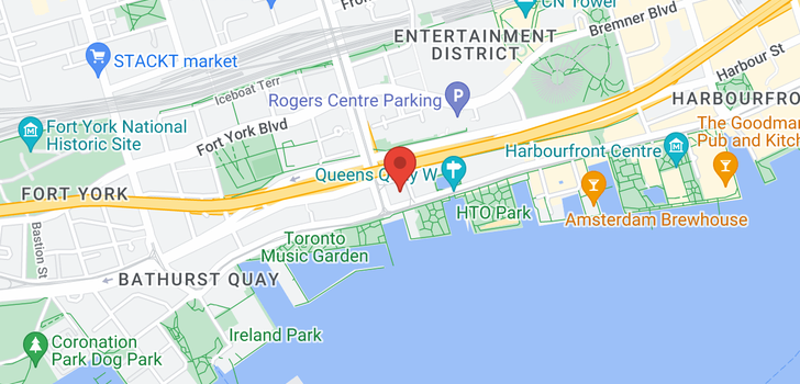 map of #705 -410 QUEENS QUAY W